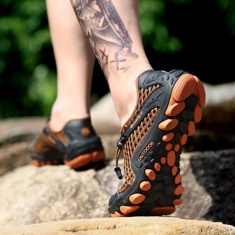 Ethnic Fast Fashion - trekking mountain mens sports shoes basket