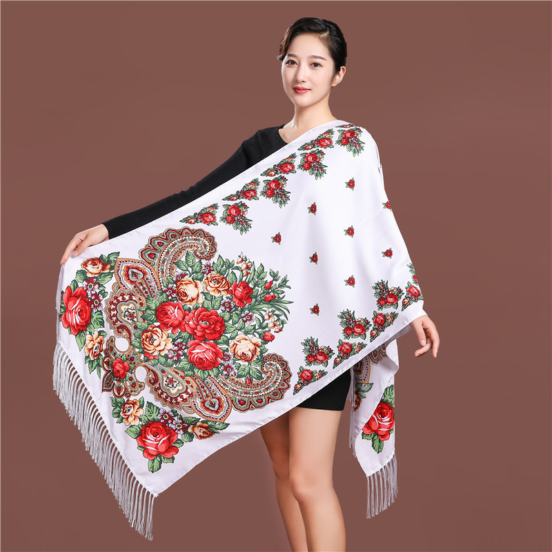 Ethnic Fashion For Ladies - Russian Style Luxury Floral Printed Women