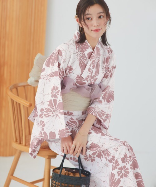 Ethnic Fashion For Ladies - Traditional Yukata Kimono Cotton Linen Material