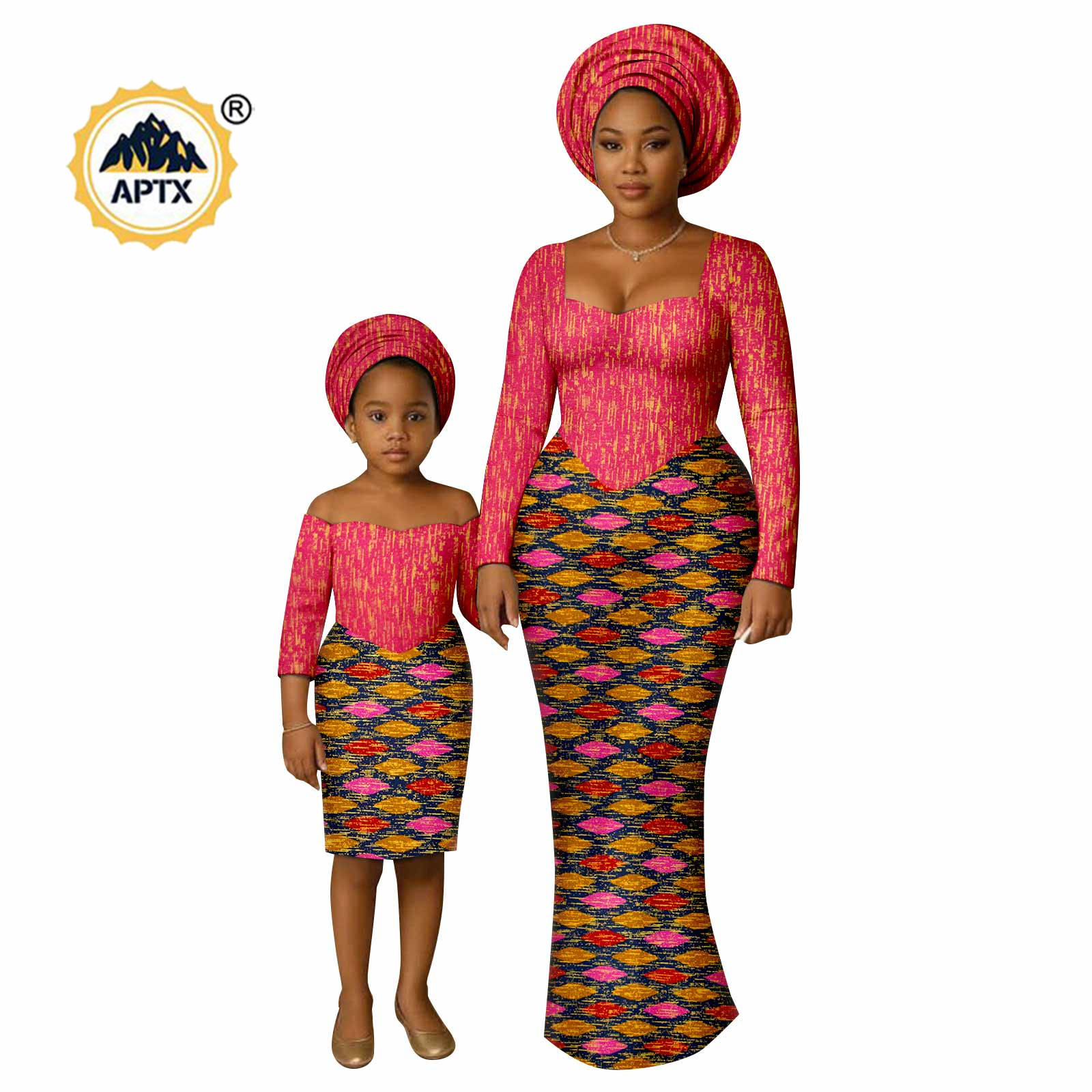 African Ankara Print - African Print Long Dresses for Women