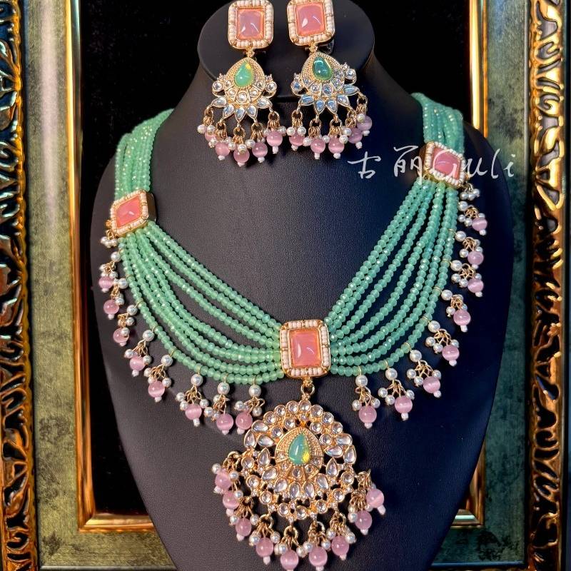 Ethnic Fashion Book - Vintage Court-Style Book Inscription Earrings Necklace