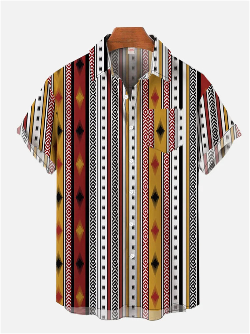 Retro Mens Linen Shirt With Et - огляд і ціна Ethnic Wear Men'S Fashion