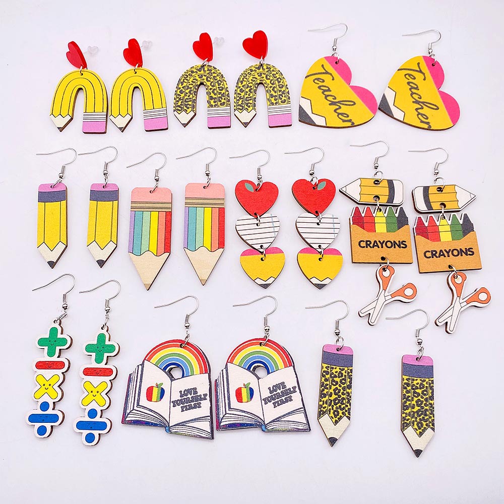 New Teacher Student Earrings L - огляд і ціна Ethnic Fashion Book
