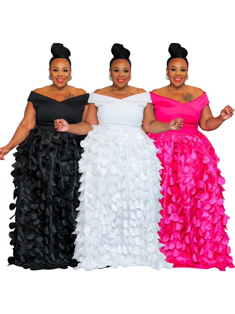 XL-5XL Plus Size Elegant Maxi  - огляд і ціна Ethnic Gown
