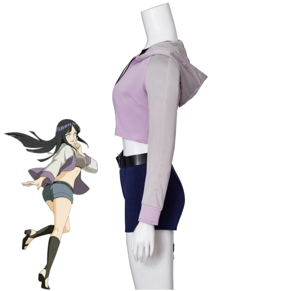Anime Hyuga Hinata Cosplay Cos - огляд і ціна Ethnic Outfit