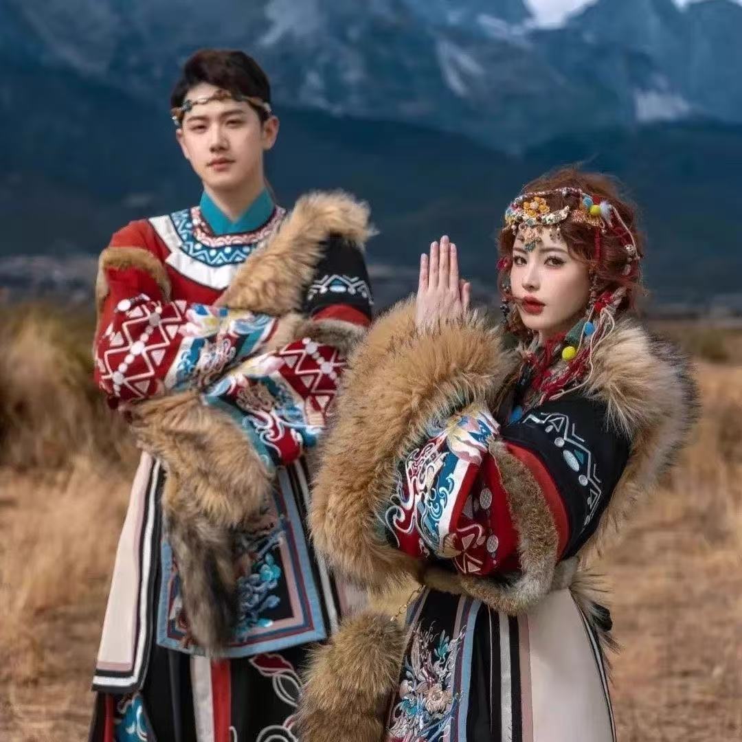 Classic Embroidered Tibetan Ro - огляд і ціна Ethnic Gown