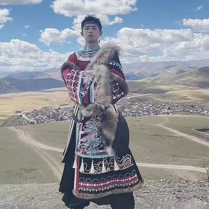 Classic Embroidered Tibetan Ro - огляд і ціна Ethnic Gown