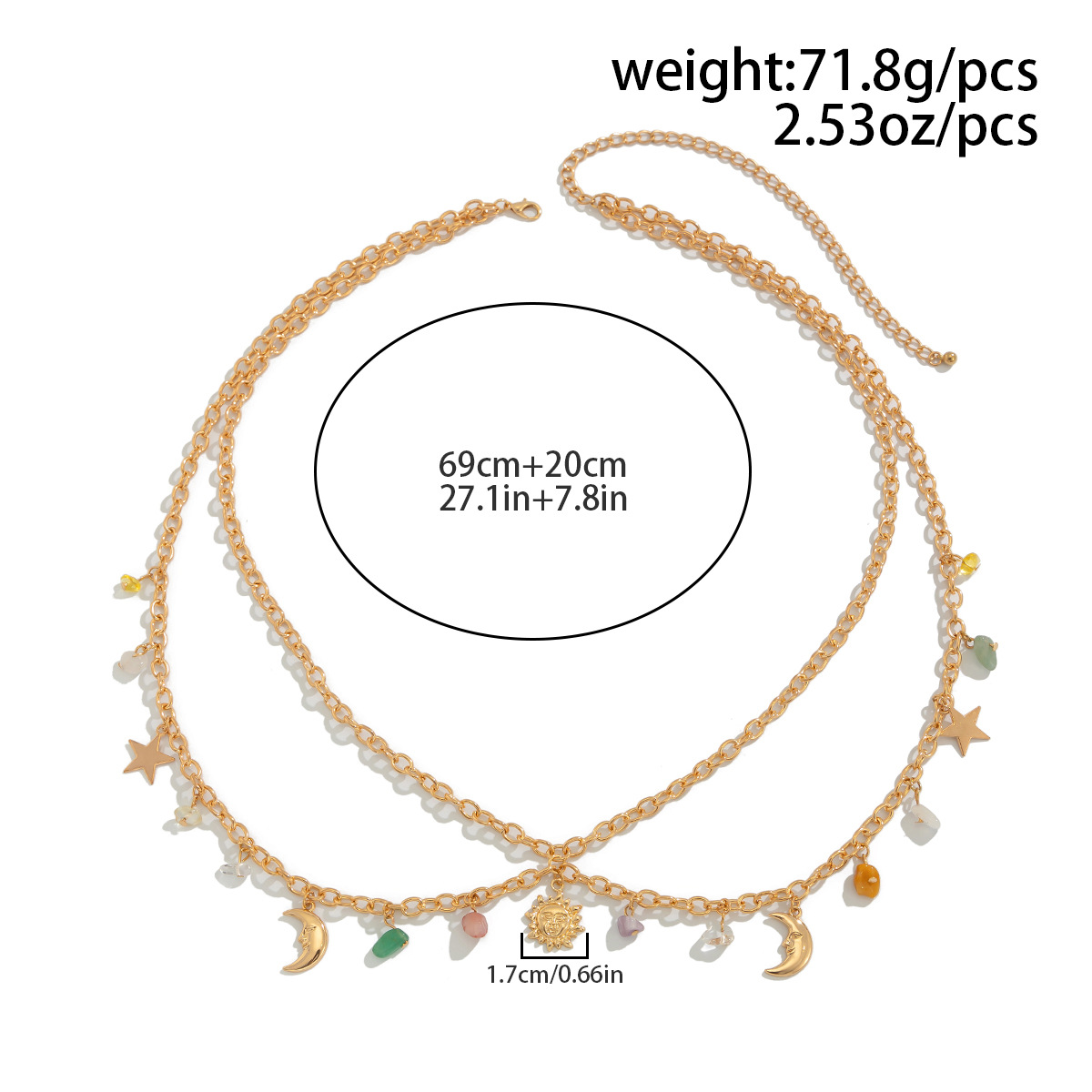 Boho Star Moon Sun Pendant Wai - огляд і ціна Ethnic Fashion Girls