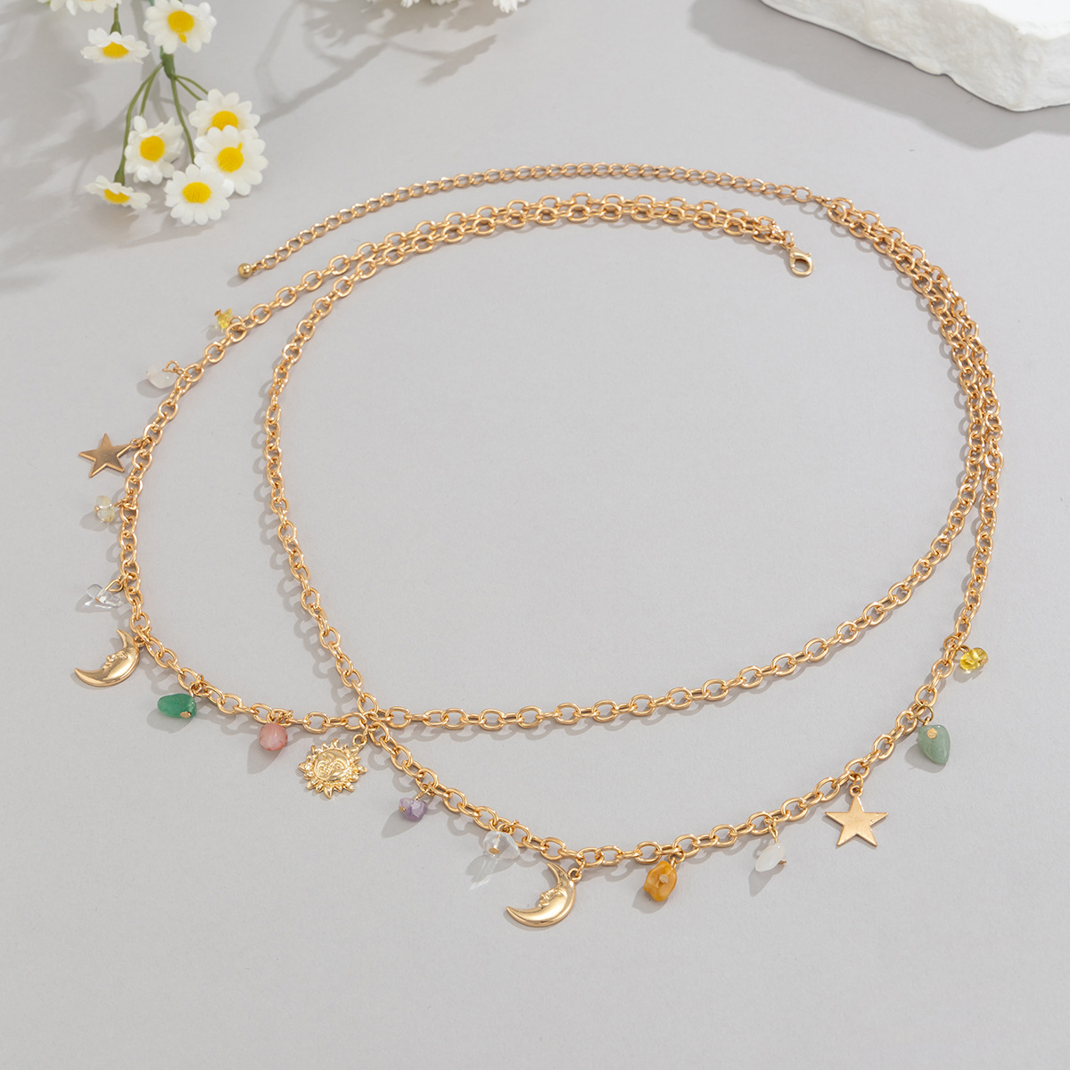 Boho Star Moon Sun Pendant Wai - огляд і ціна Ethnic Fashion Girls