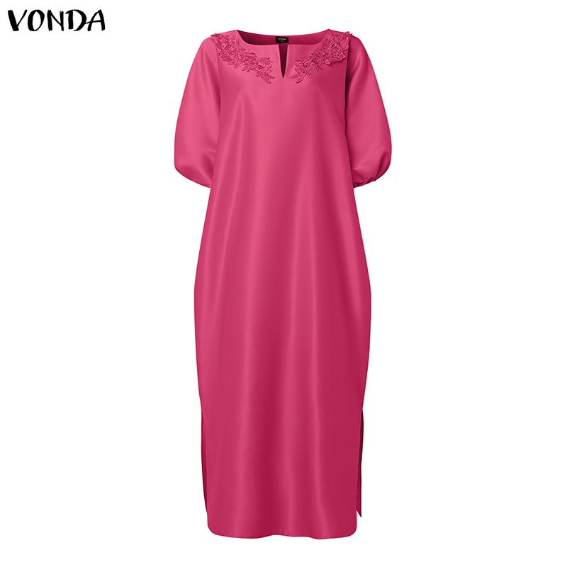 VONDA Plus Size 5XL Flower Pat - огляд і ціна Ethnic Gown