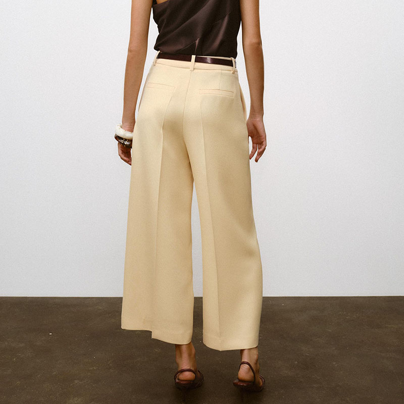 High Waist Casual Wide Leg Pan - огляд і ціна Ethnic Fashion For Ladies