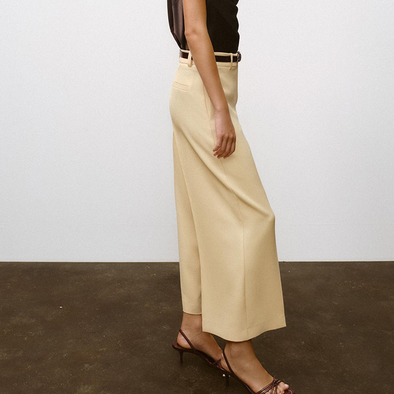 High Waist Casual Wide Leg Pan - огляд і ціна Ethnic Fashion For Ladies