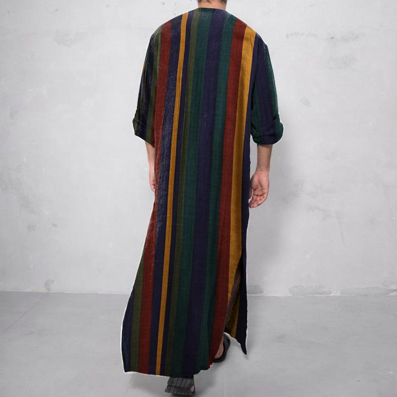 Printed Long Mens Shirt with a - огляд і ціна Ethnic Wear Men'S Fashion