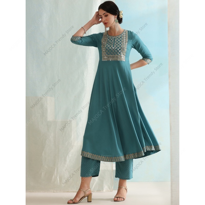 Peacock Blue Indian Women 3 Pi - огляд і ціна Salwar Kameez Set