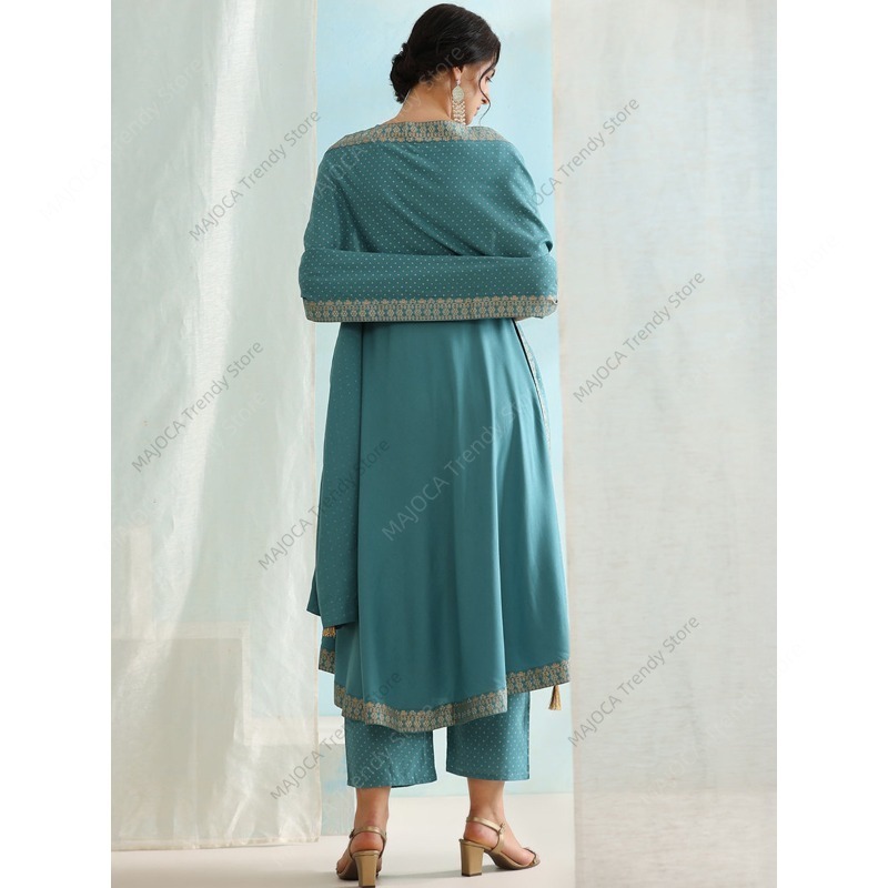 Peacock Blue Indian Women 3 Pi - огляд і ціна Salwar Kameez Set