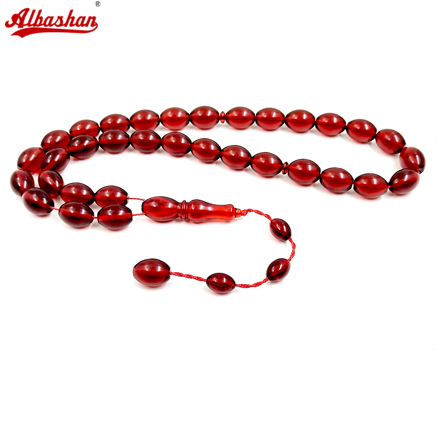Tasbih Red resin 33 prayer bea - огляд і ціна Ethnic Fashion Store
