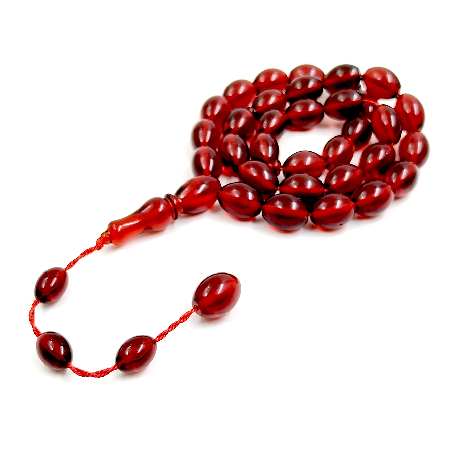 Tasbih Red resin 33 prayer bea - огляд і ціна Ethnic Fashion Store