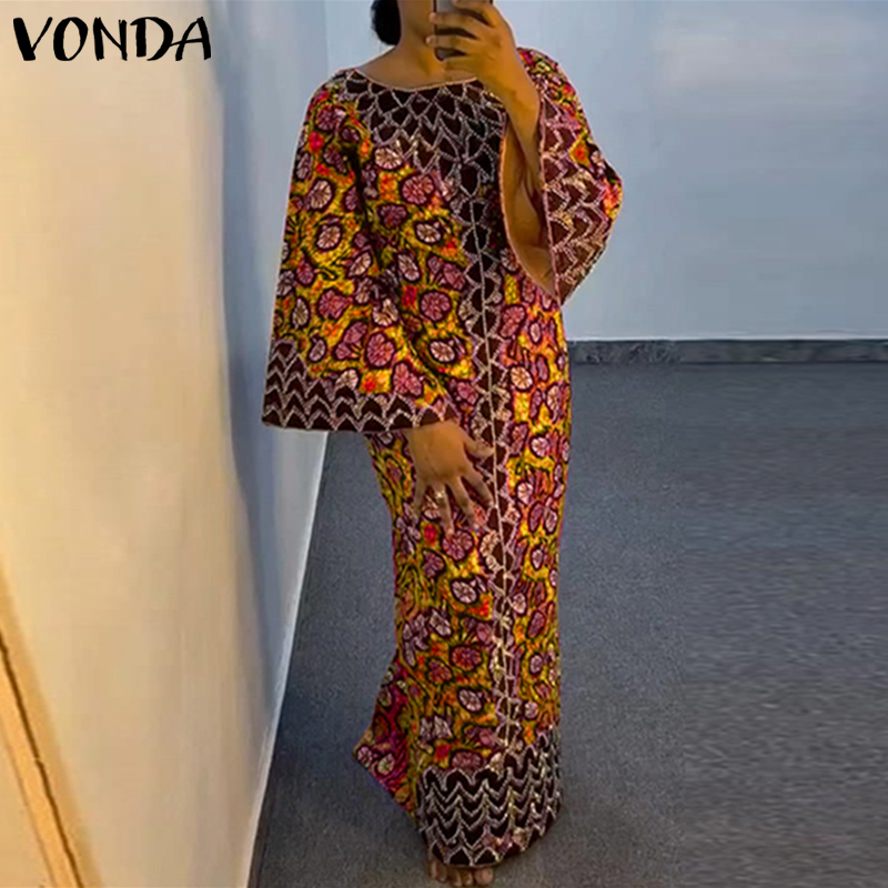 Plus Size VONDA Bohemian Dress - огляд і ціна Ethnic Gown