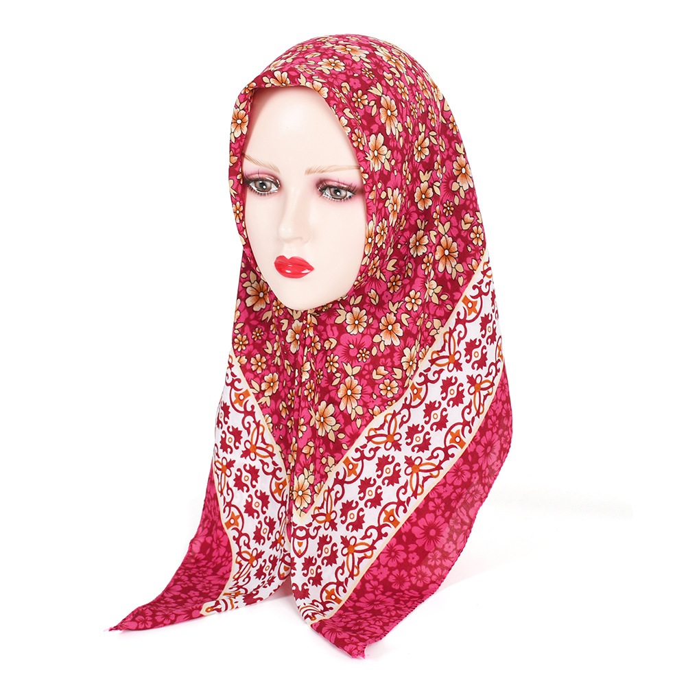 85*85cm Pastoral Style Women H - огляд і ціна Ethnic Fashion For Ladies
