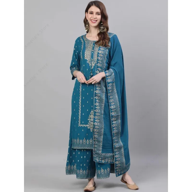Indian Women's Punjabi Suit 3- - огляд і ціна Salwar Kameez Set