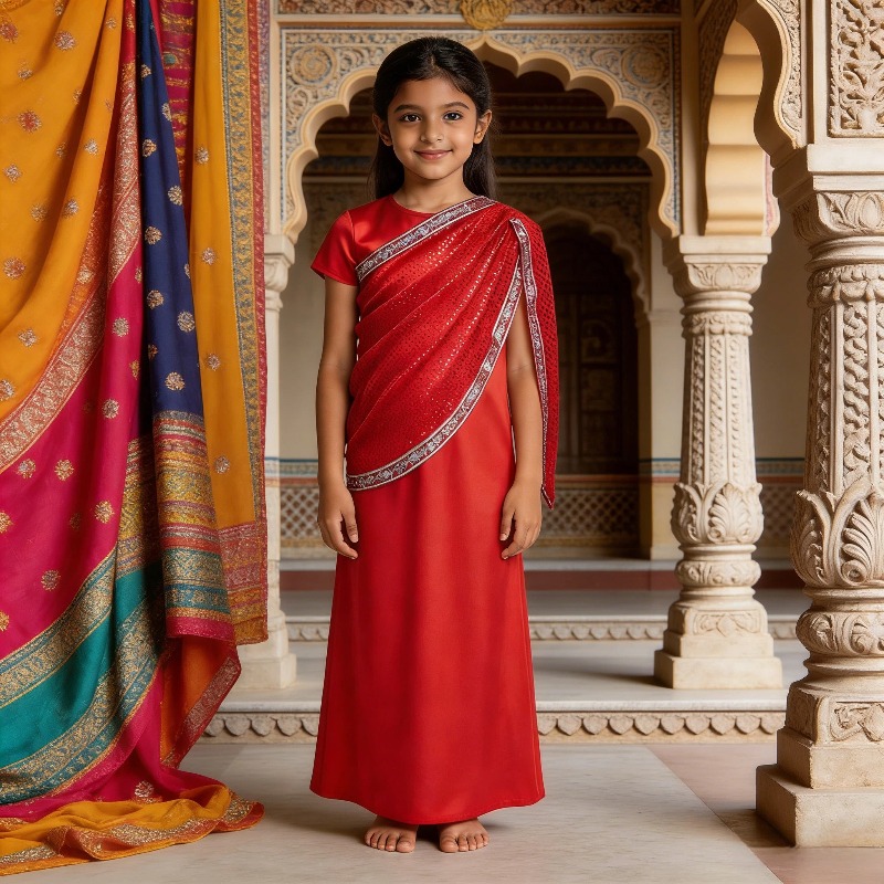 Girls Indian Traditional Dress - огляд і ціна Ethnic Gown
