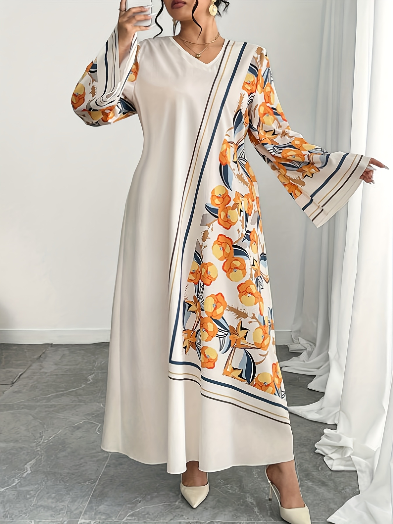 Plus Size Fashionable Women's  - огляд і ціна Ethnic Gown