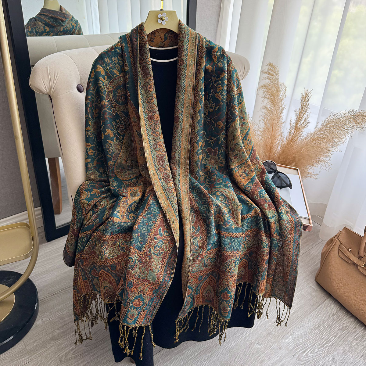 2025 Tassel Blanket Design Eth - огляд і ціна Ethnic Fashion Designer