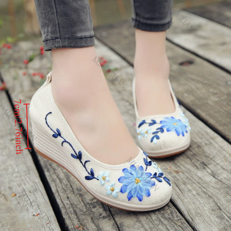 Embroidered Women Comfort Wedg - огляд і ціна Ethnic Fashion In