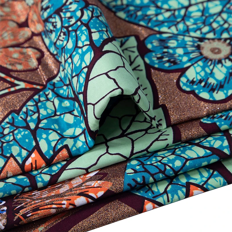 Cotton African Flash Gold Prin - огляд і ціна African Ankara Print