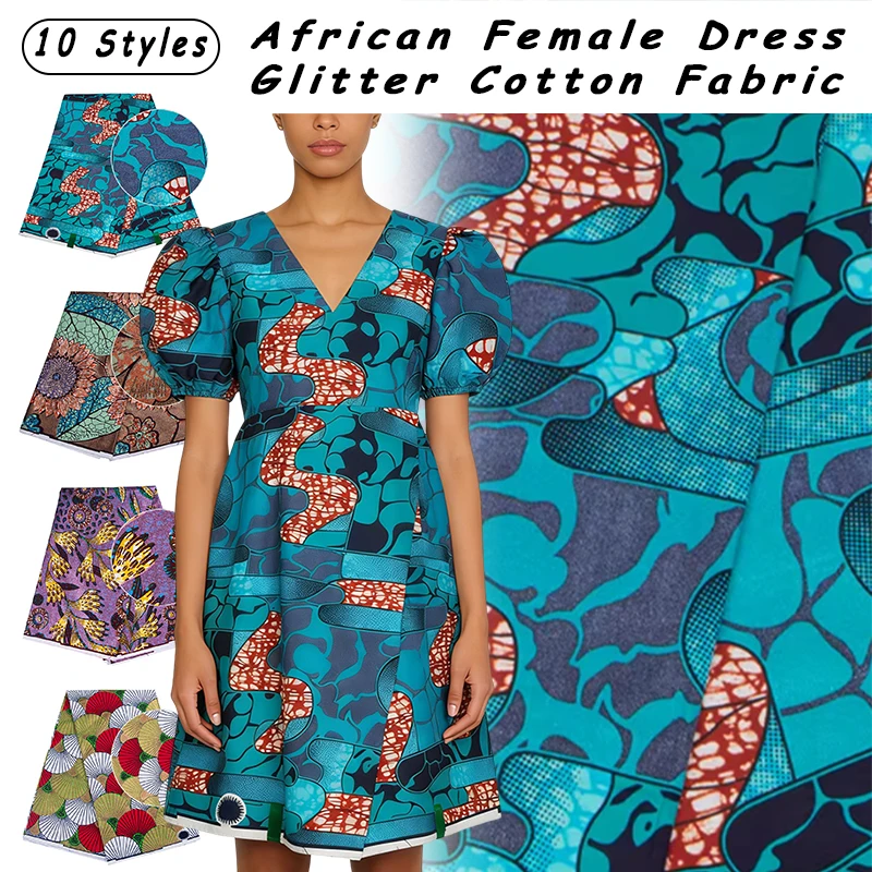 Cotton African Flash Gold Prin - огляд і ціна African Ankara Print