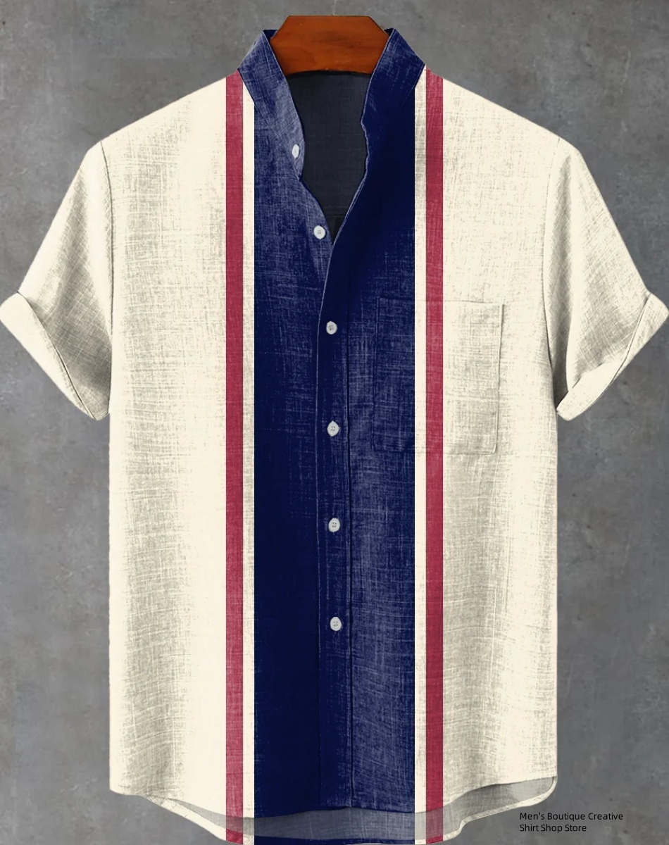 New Linen Men's 3D Ethnic Patt - огляд і ціна Ethnic Fast Fashion