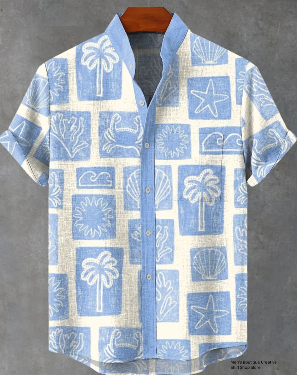 New Linen Men's 3D Ethnic Patt - огляд і ціна Ethnic Fast Fashion