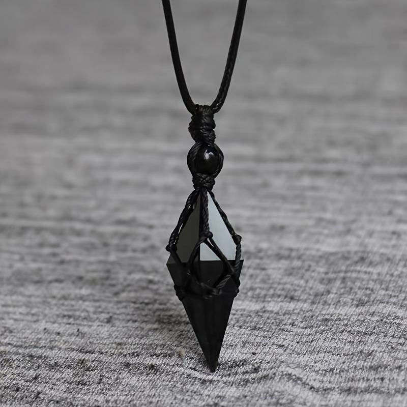 Black Obsidian Arrowhead Cryst - огляд і ціна Ethnic Wear Men'S Fashion