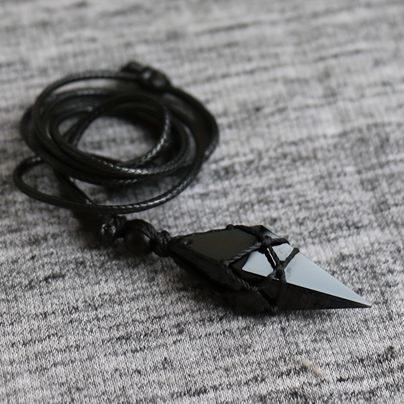 Black Obsidian Arrowhead Cryst - огляд і ціна Ethnic Wear Men'S Fashion
