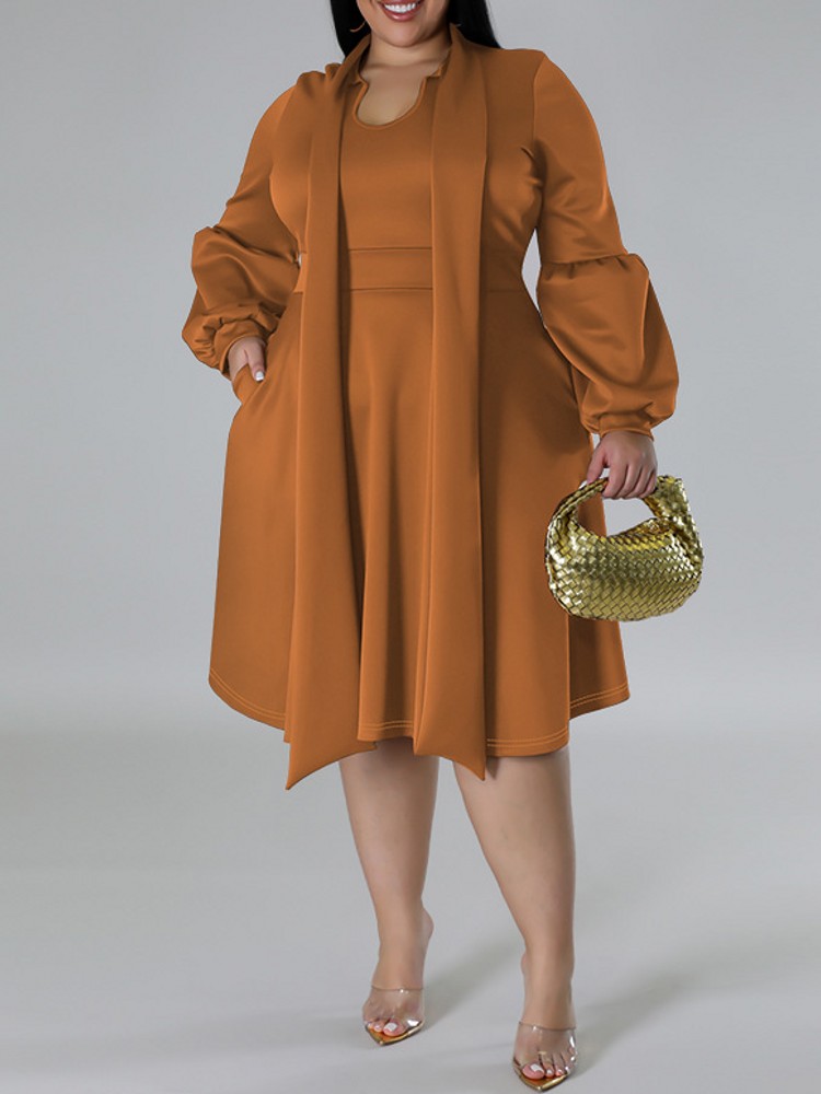 XL-5XL Plus Size Elegant Midi  - огляд і ціна Ethnic Gown