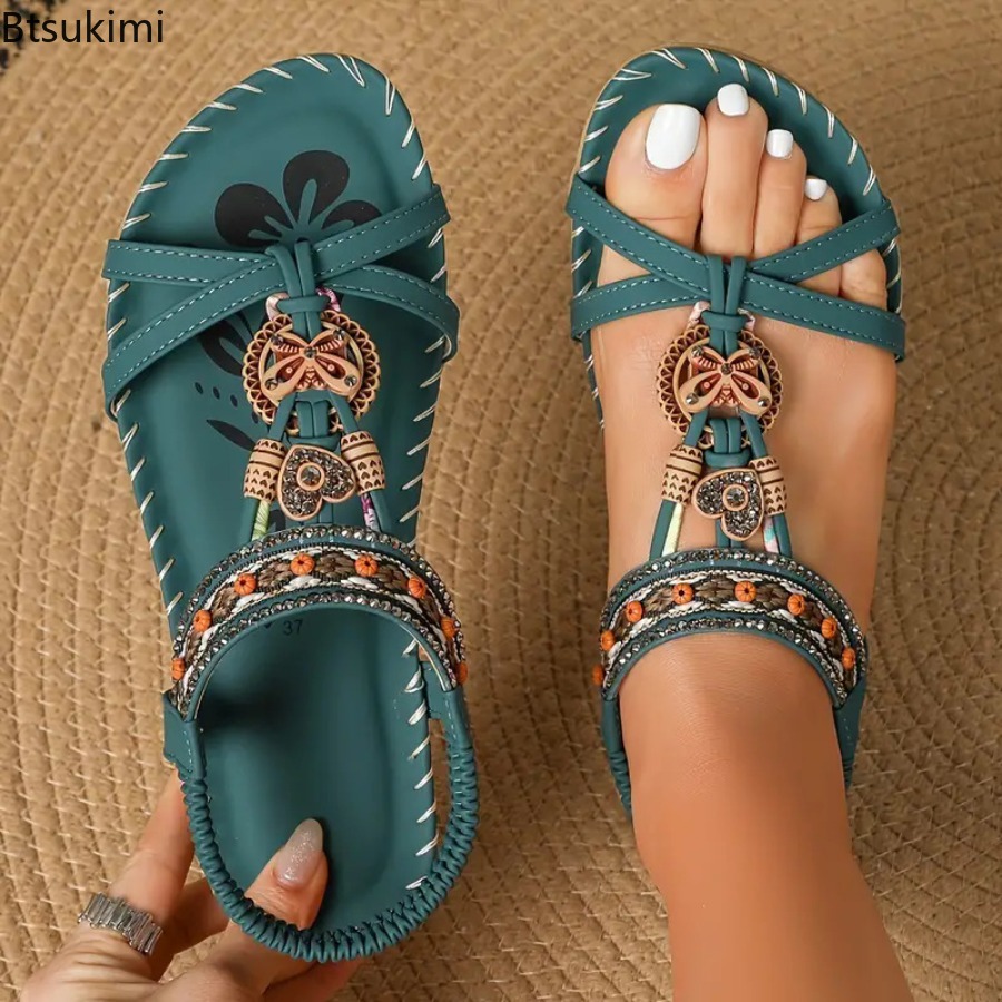Women Bohemian Sandals Outdoor - огляд і ціна Ethnic Fashion In