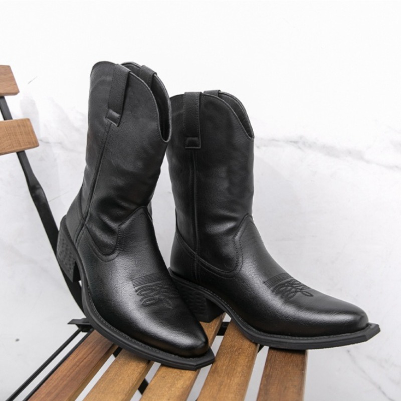 Men Boots Classic Embroidery W - огляд і ціна Ethnic Fashion In