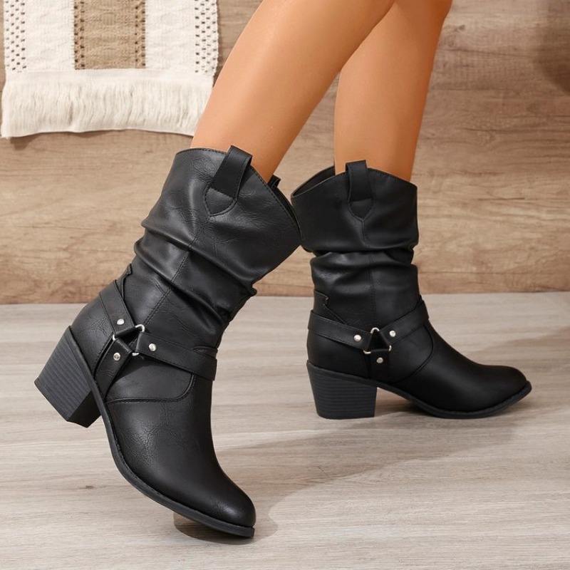 Womens Mid-Calf Boots Retro St - огляд і ціна Ethnic Fashion In
