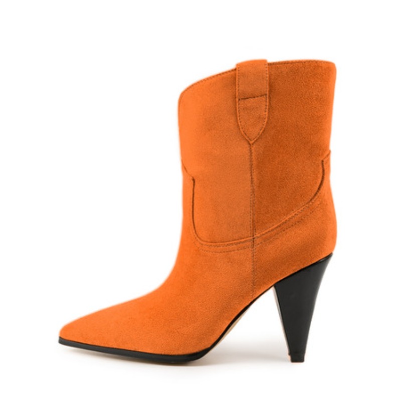 Bicolor Spike Heels Pull On Fa - огляд і ціна Ethnic Fashion In