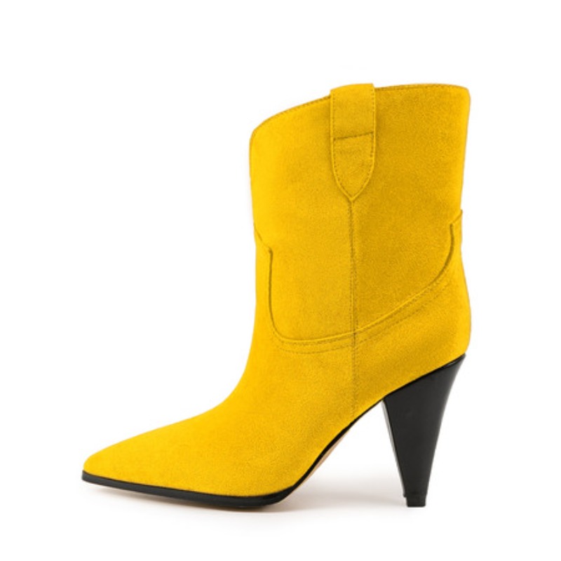 Bicolor Spike Heels Pull On Fa - огляд і ціна Ethnic Fashion In