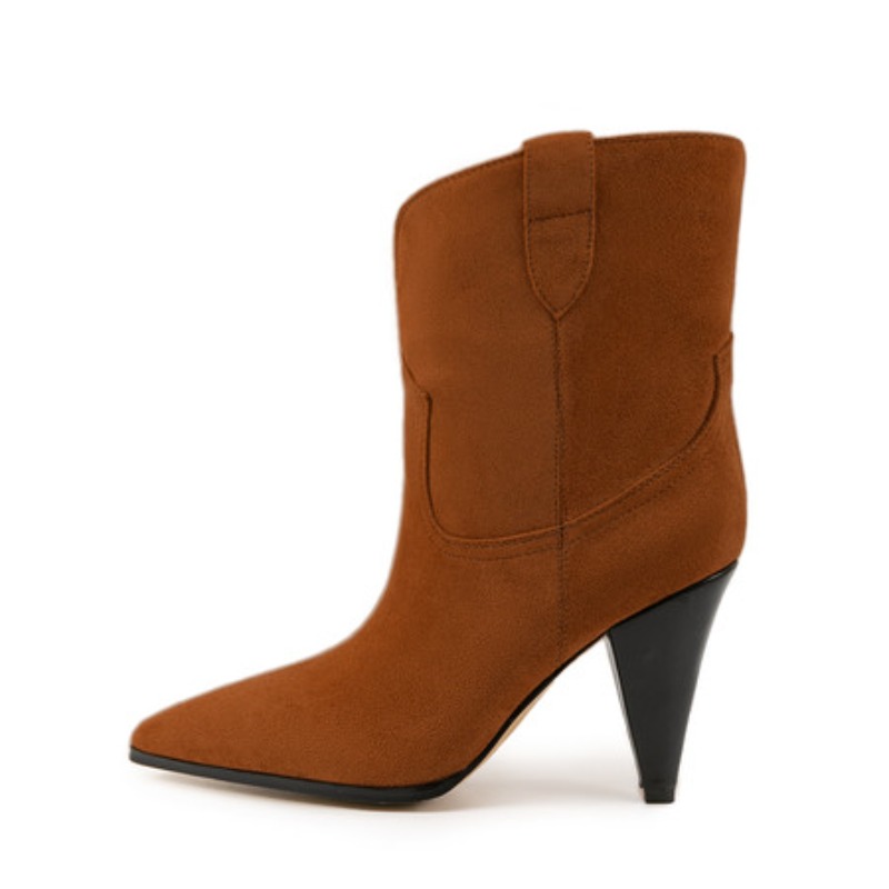 Bicolor Spike Heels Pull On Fa - огляд і ціна Ethnic Fashion In