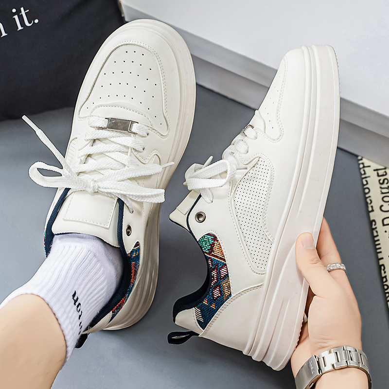 Men's White Platform Skate Sho - огляд і ціна Ethnic Wear Men'S Fashion