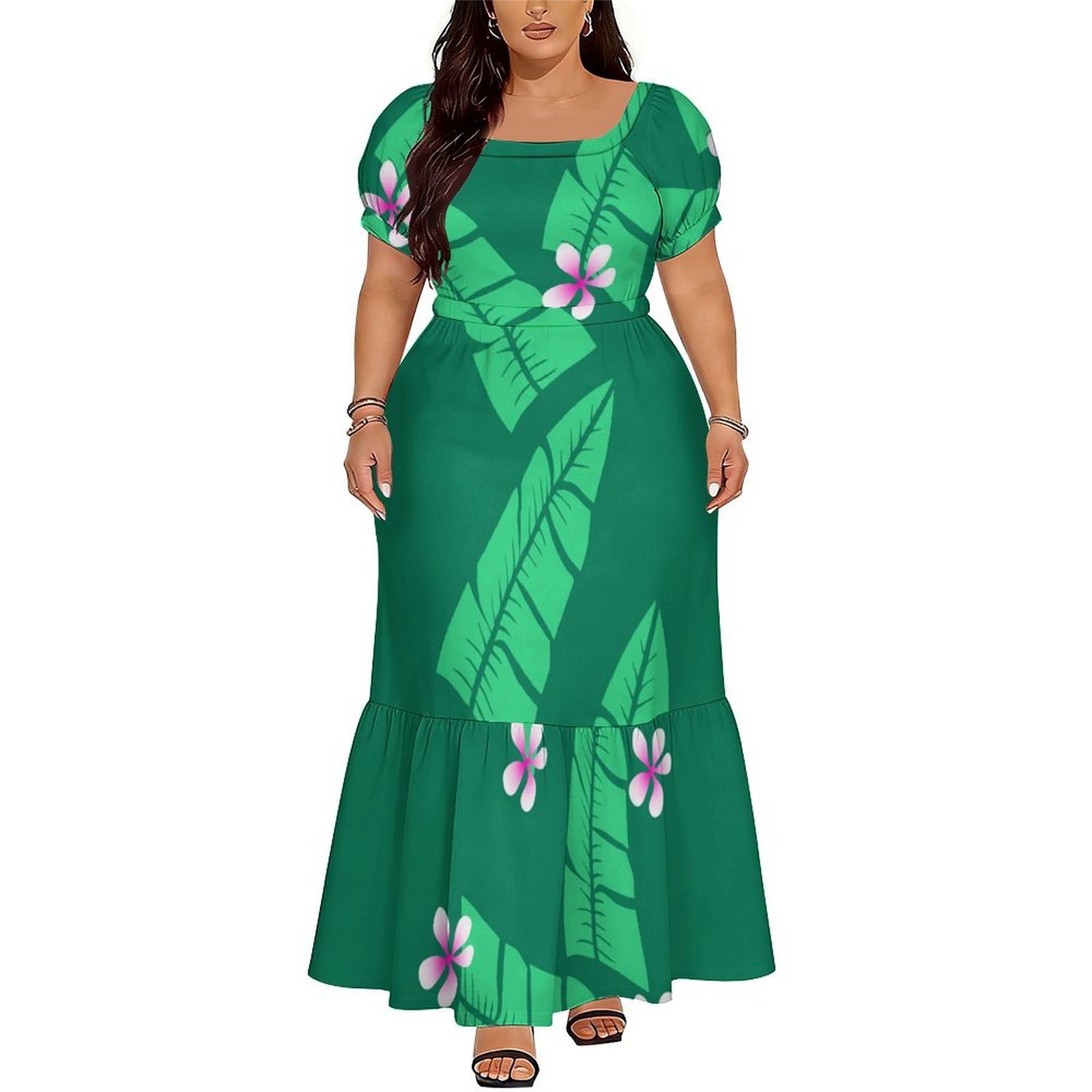 Comfortable Women's Short-Slee - огляд і ціна Ethnic Gown