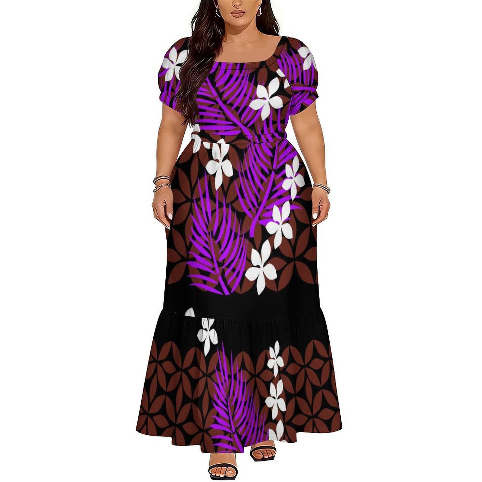 Comfortable Women's Short-Slee - огляд і ціна Ethnic Gown